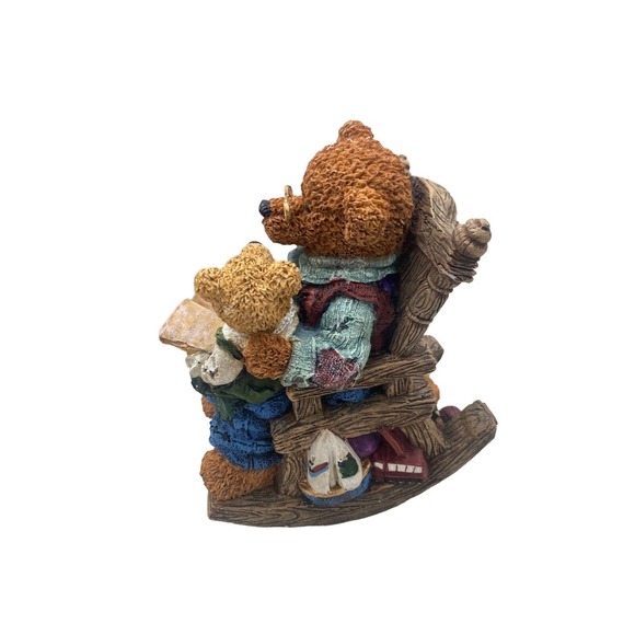 Vintage Classic Treasures Musical PAPA Bear Figurine Rocking Chair Music Box - Picture 7 of 8